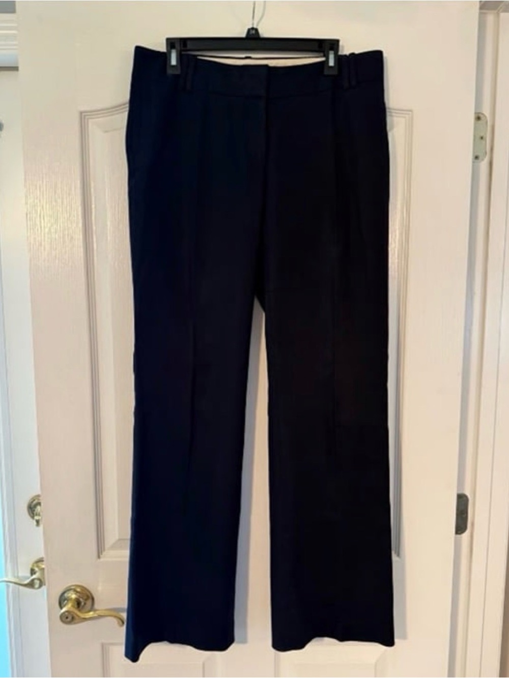 J.Crew City Fit Navy Trousers Size 10 Career Office Pants